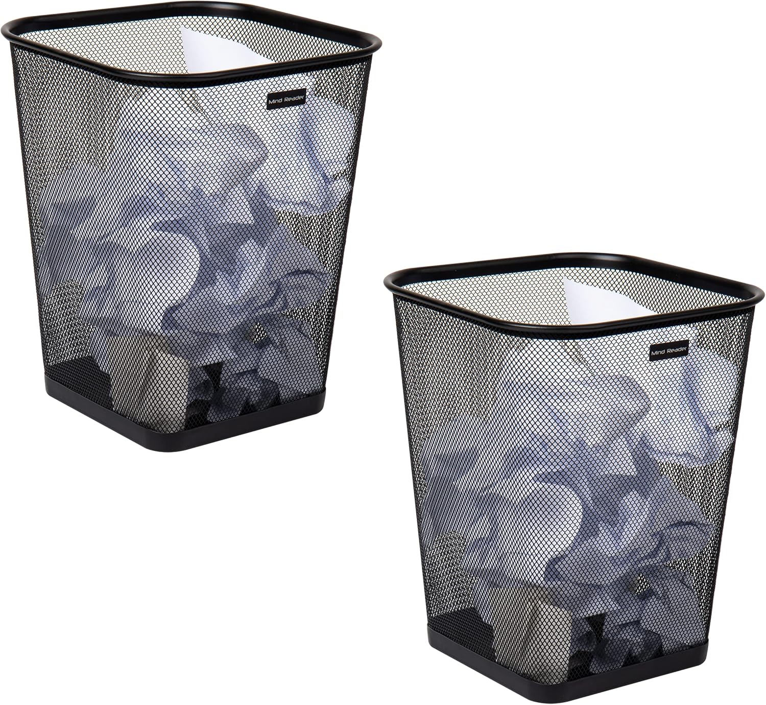 Paper Basket Mesh - Metal Mesh Trash Can Set of