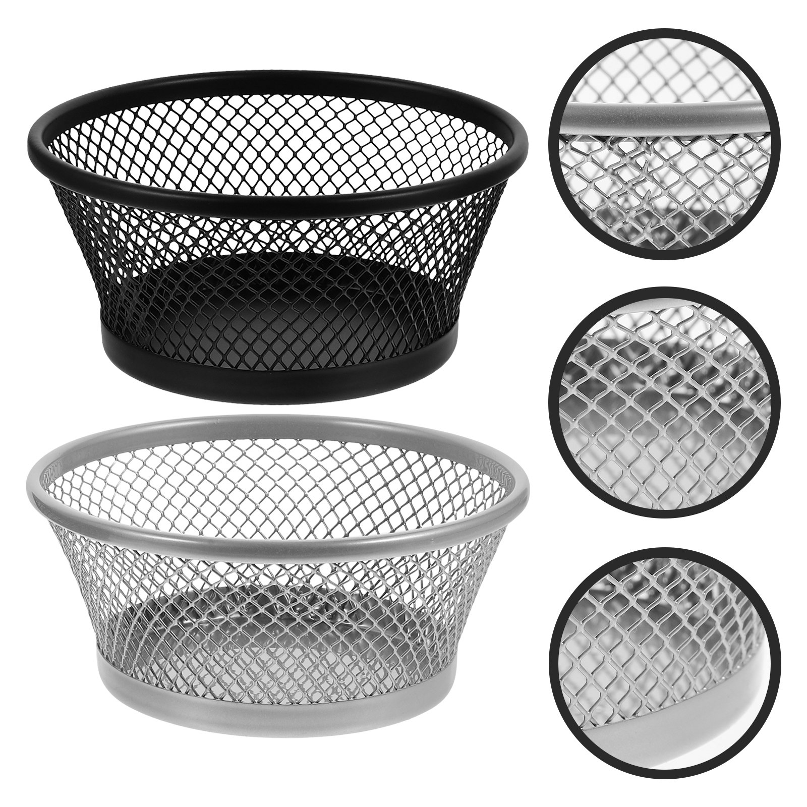 Paper Basket Mesh - 2Pcs Paper Clip Holder Mesh Design