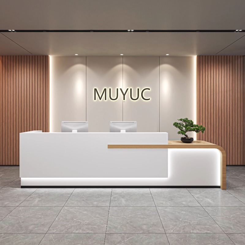 Modern Creative Reception Desk - Office Furniture Center ulasan dan harga