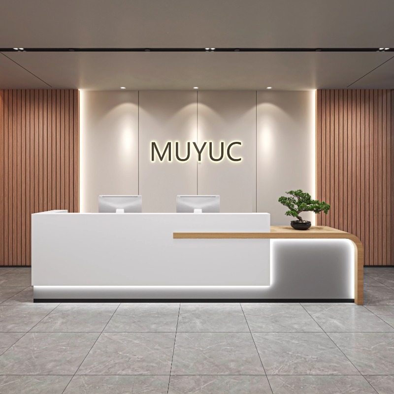 Modern Creative Reception Desk - Office Furniture Center ulasan dan harga