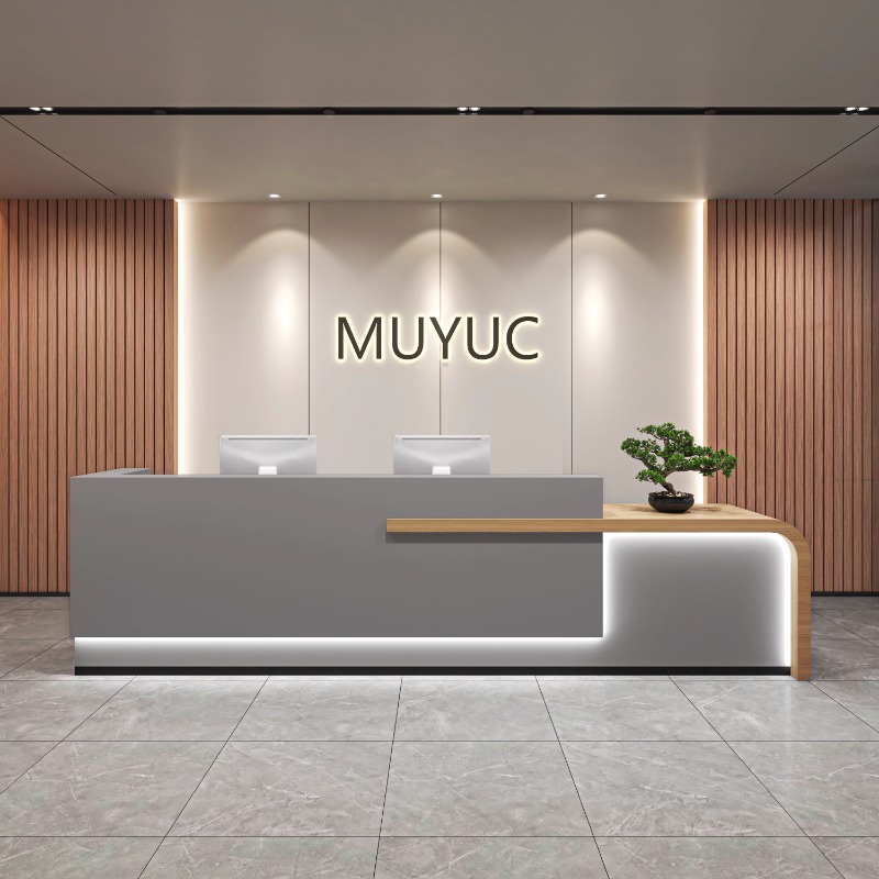 Modern Creative Reception Desk - Office Furniture Center ulasan dan harga