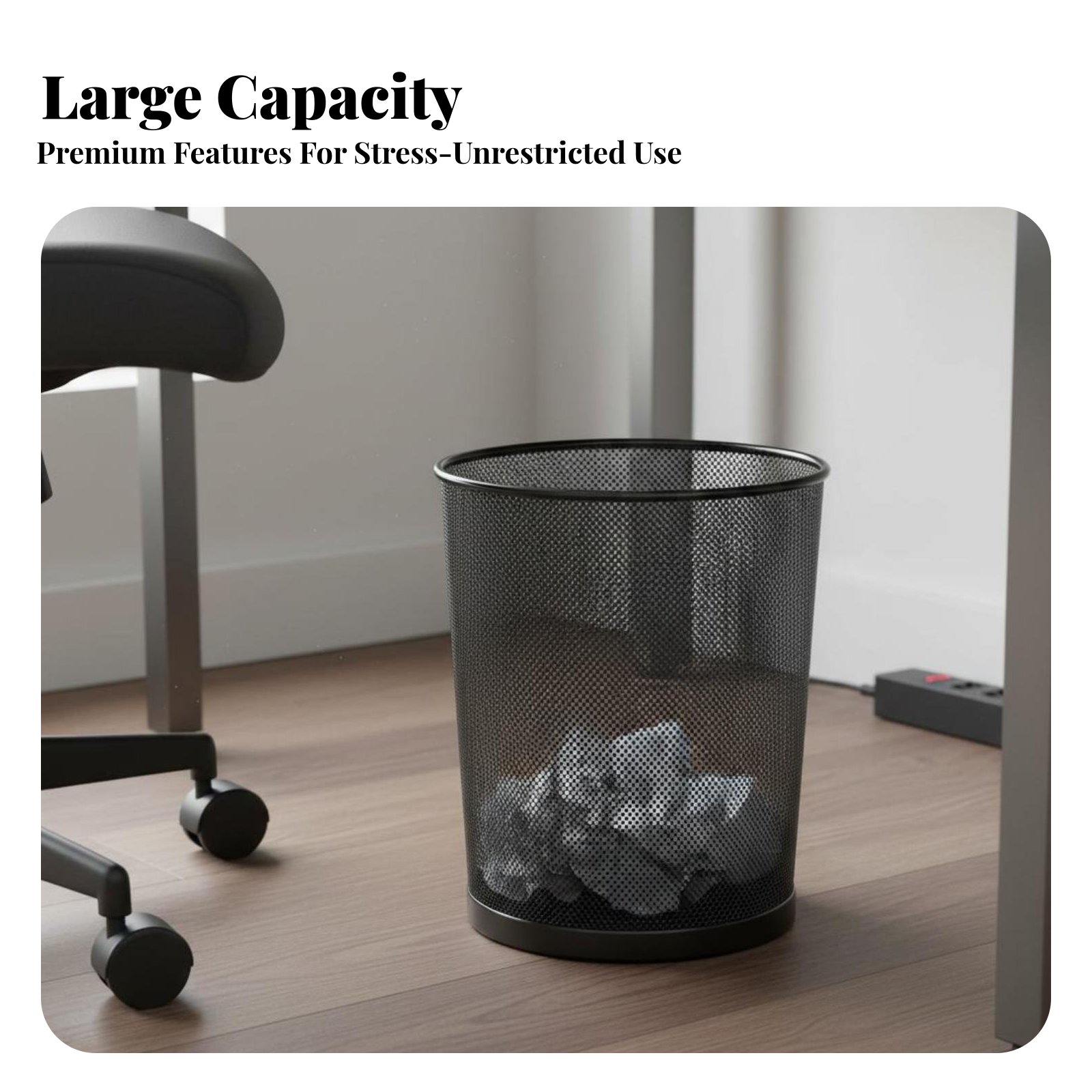 Metal Mesh Trash Can Anti-Rust - Paper Basket Mesh ulasan dan harga