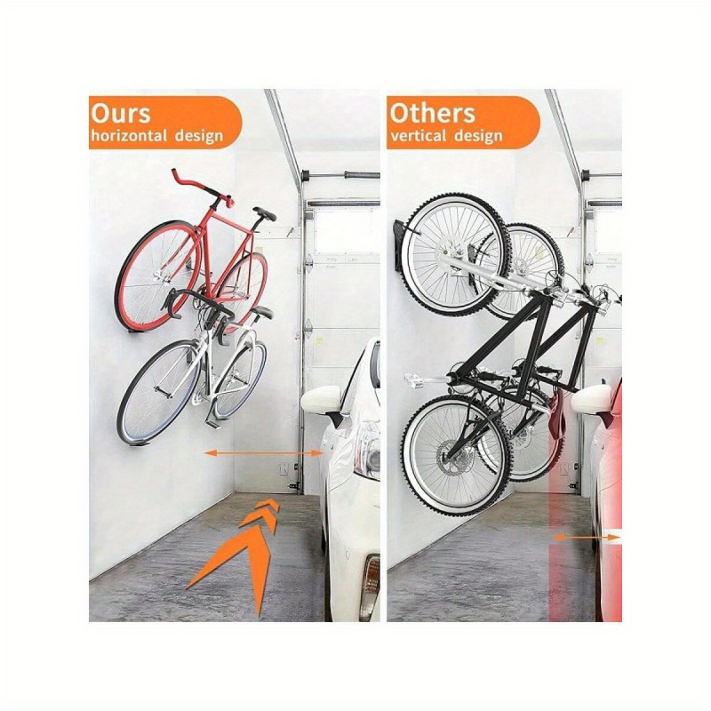 Iron Horizontal Bike Pedal Han - Wall Organizer Pocket ulasan dan harga