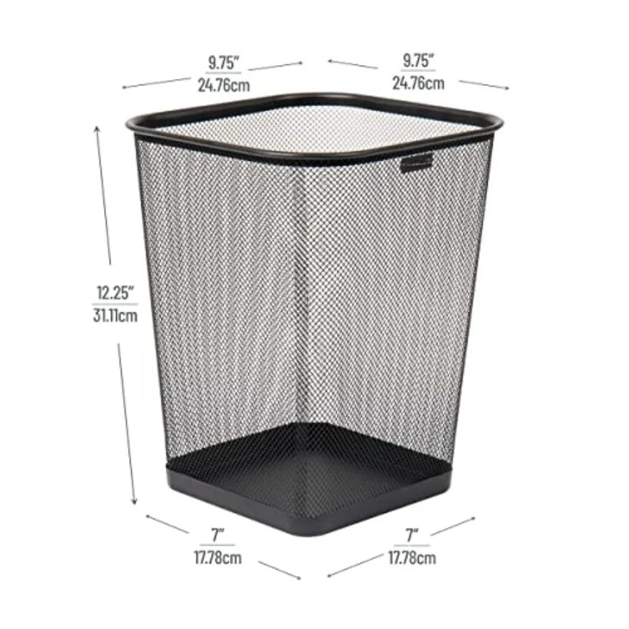 Mesh Trash Can, Waste Paper Ba - Paper Basket Mesh ulasan dan harga