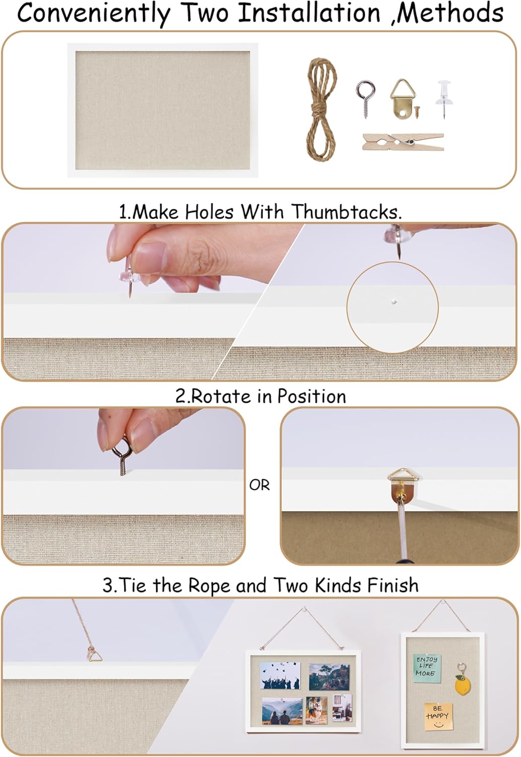 Linen White Cork Board 17x12 i - Bulletin Board Cork ulasan dan harga