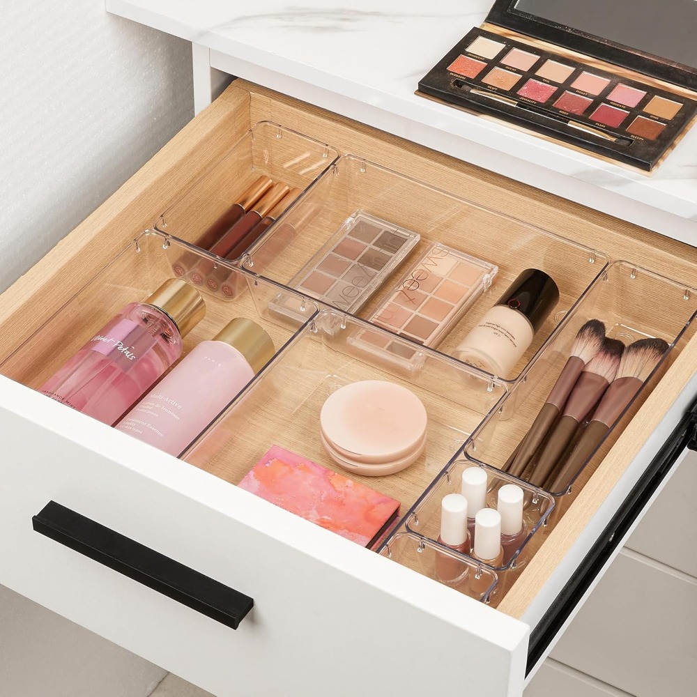 10 Pcs Makeup Drawer Organizer - Drawer Organizer Tray ulasan dan harga