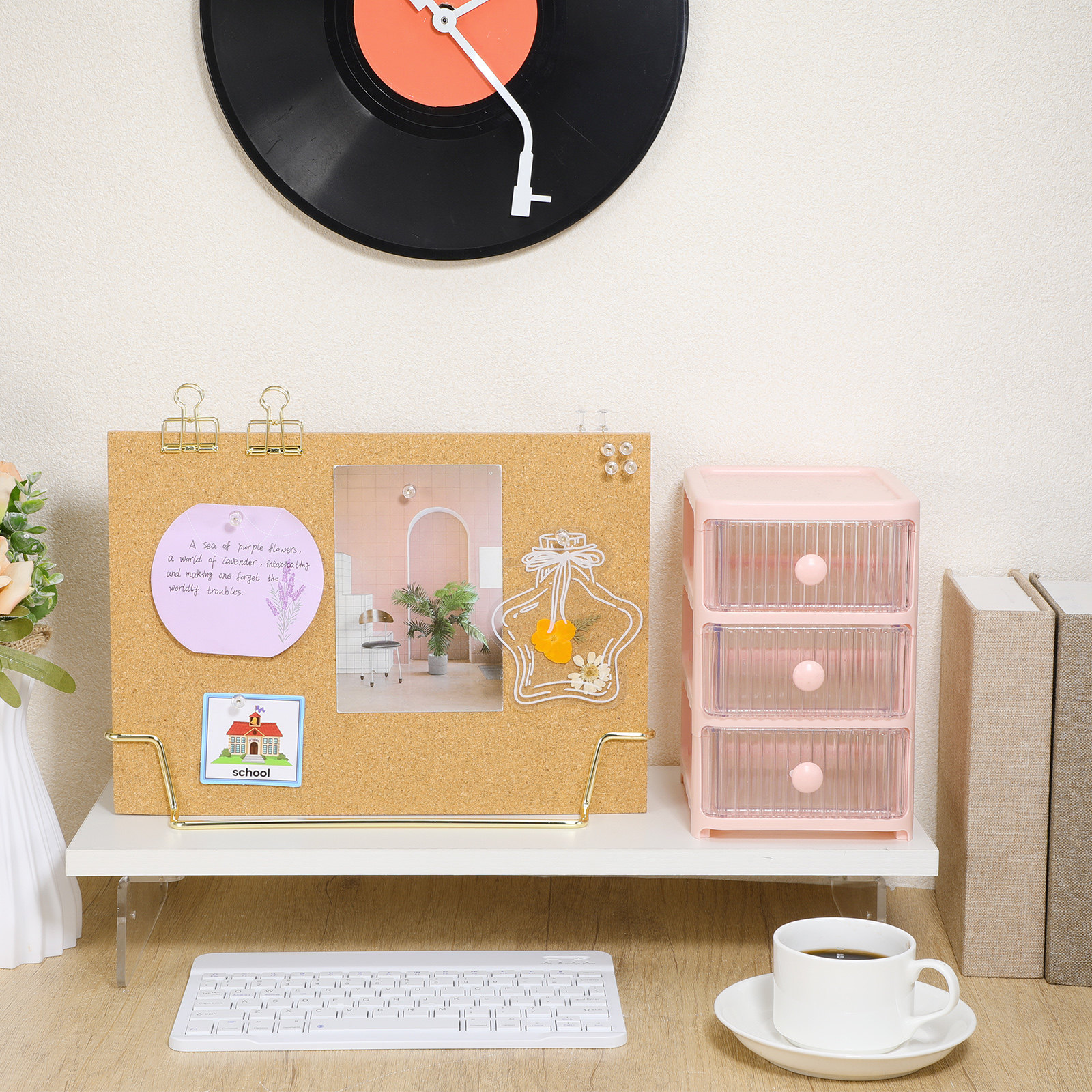 Pin Board Cork Bulletin Wooden - Bulletin Board Cork ulasan dan harga
