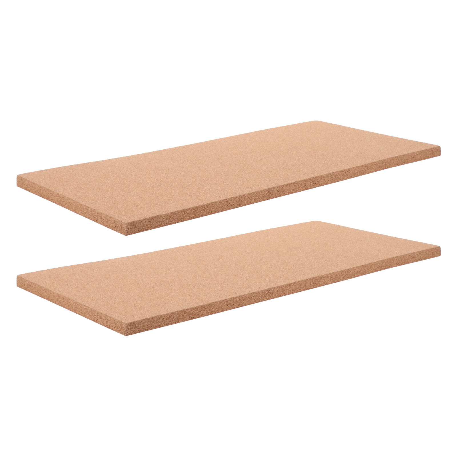 2Pcs Self-Adhesive Rectangular - Bulletin Board Cork ulasan dan harga