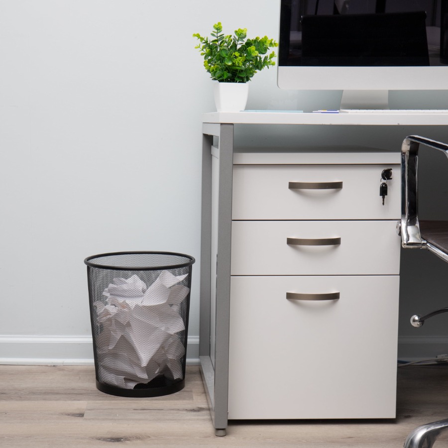 Mesh Trash Can 16.65L Round Me - Paper Basket Mesh ulasan dan harga