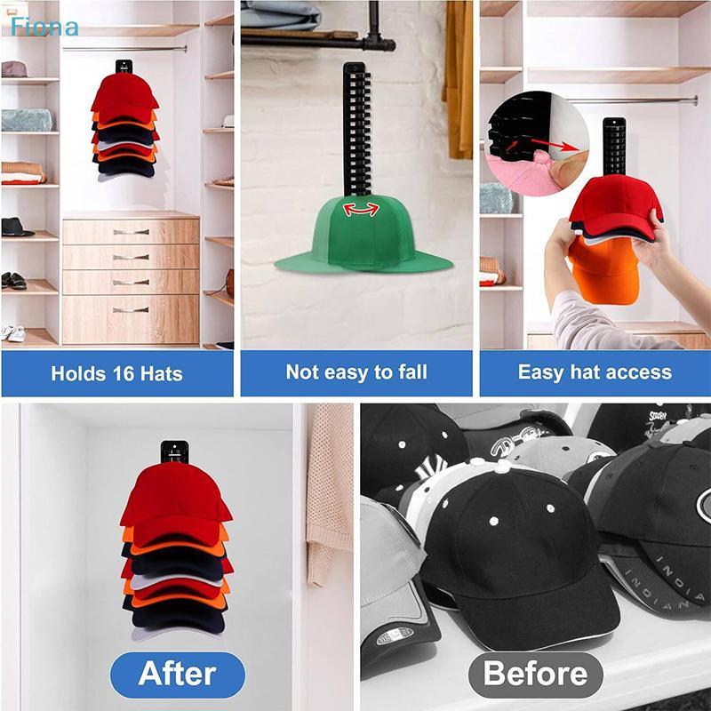 ☭Hat Organizer for Closet,12-P - Wall Organizer Pocket ulasan dan harga