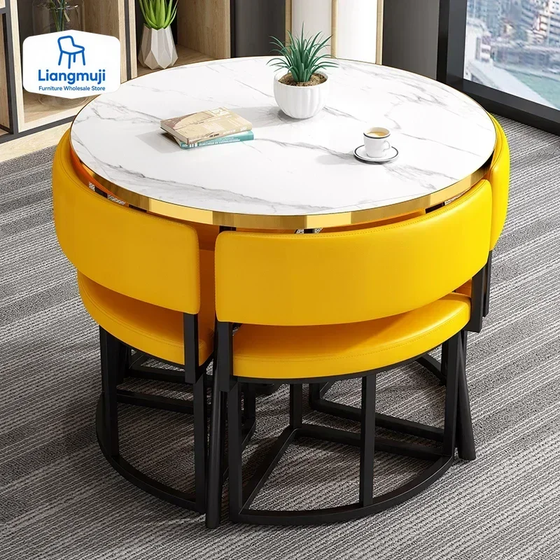 White Mobile Dining Tables Cha - Office Furniture Center ulasan dan harga