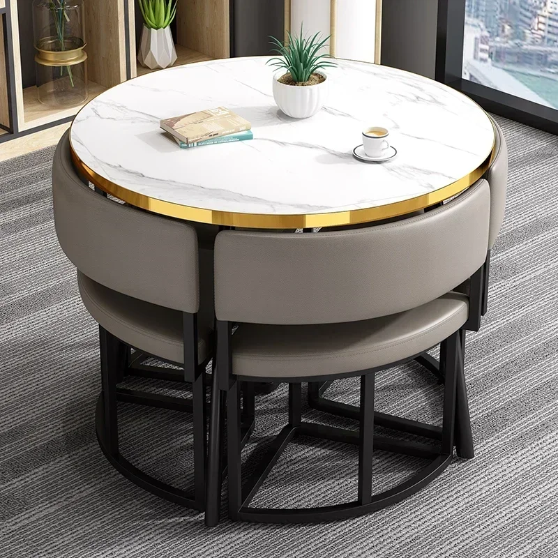 White Mobile Dining Tables Cha - Office Furniture Center ulasan dan harga
