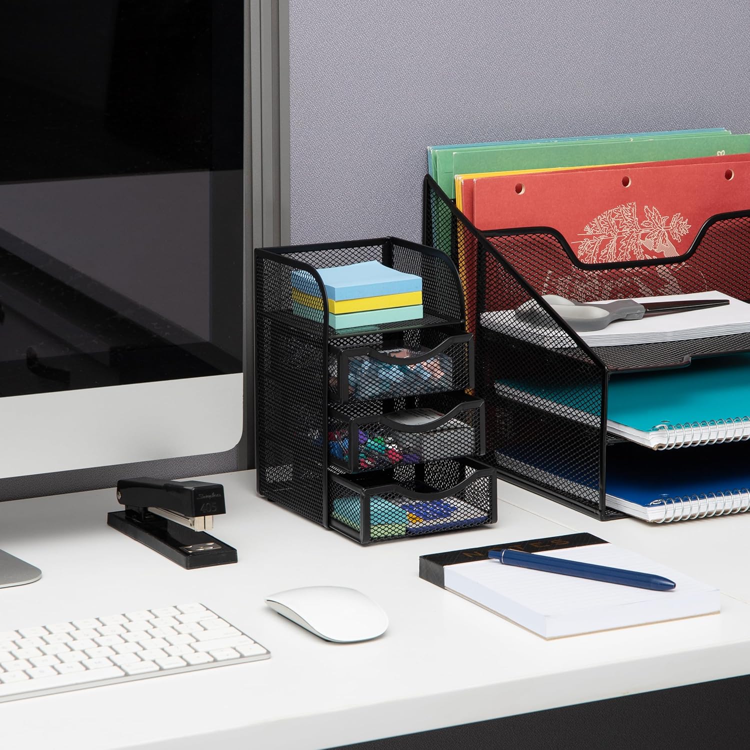 Metal Mesh Desk Organizer, 4.7 - Paper Basket Mesh ulasan dan harga