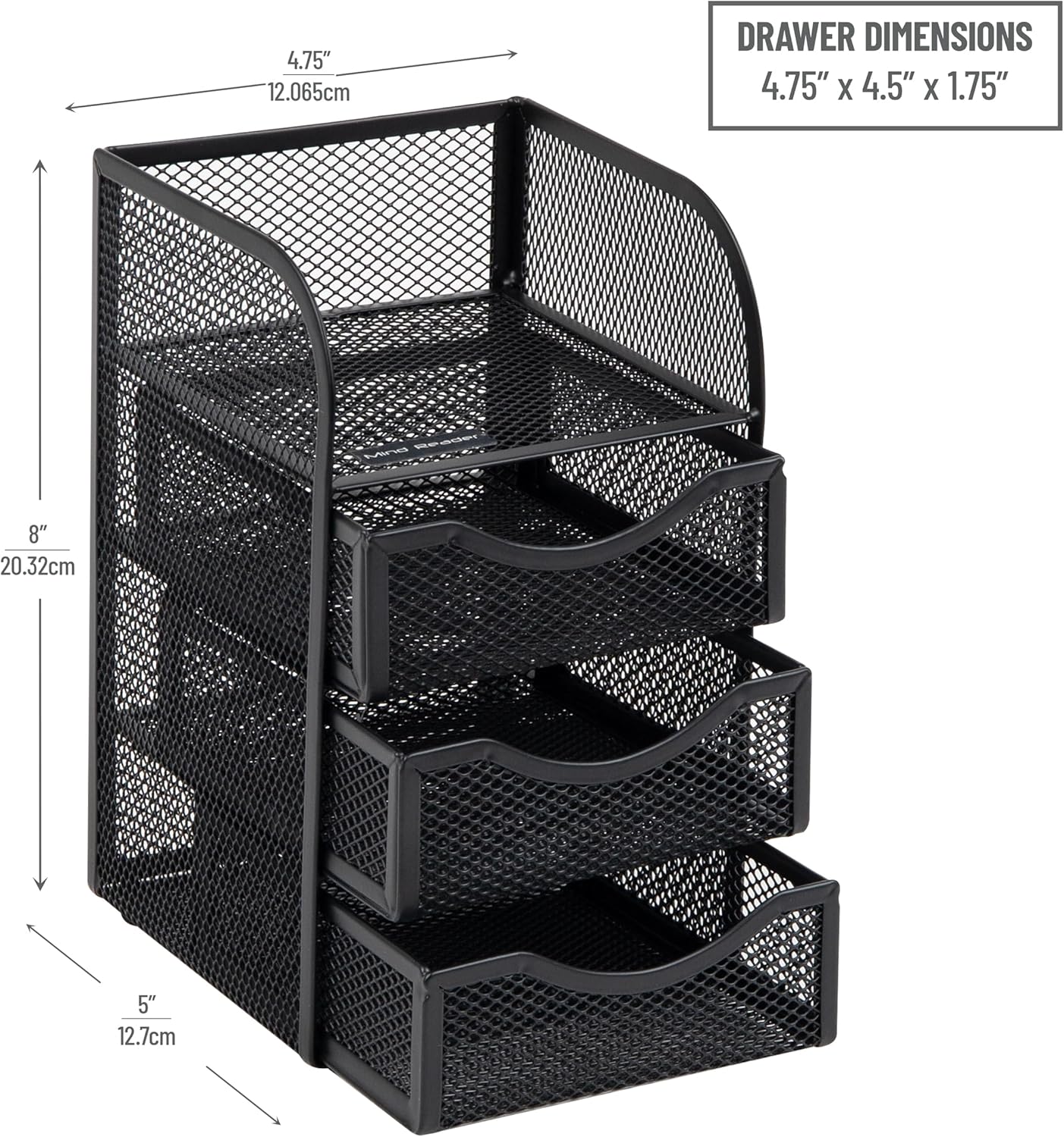 Metal Mesh Desk Organizer, 4.7 - Paper Basket Mesh ulasan dan harga