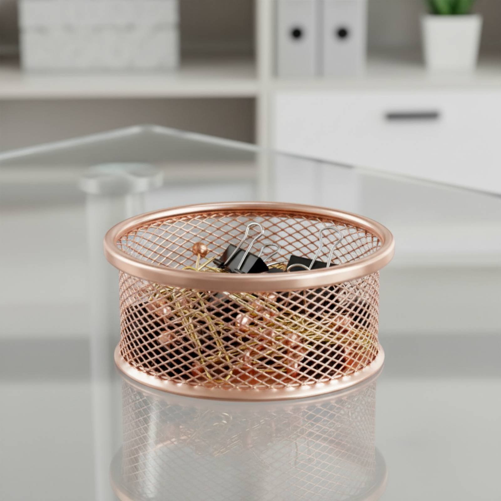 Paper Fastener Storage Basket  - Paper Basket Mesh ulasan dan harga