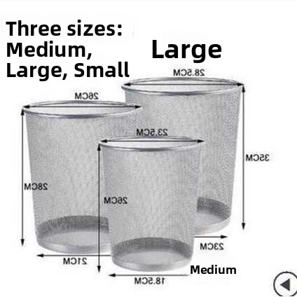 Stainless Steel Wire Mesh roun - Paper Basket Mesh ulasan dan harga