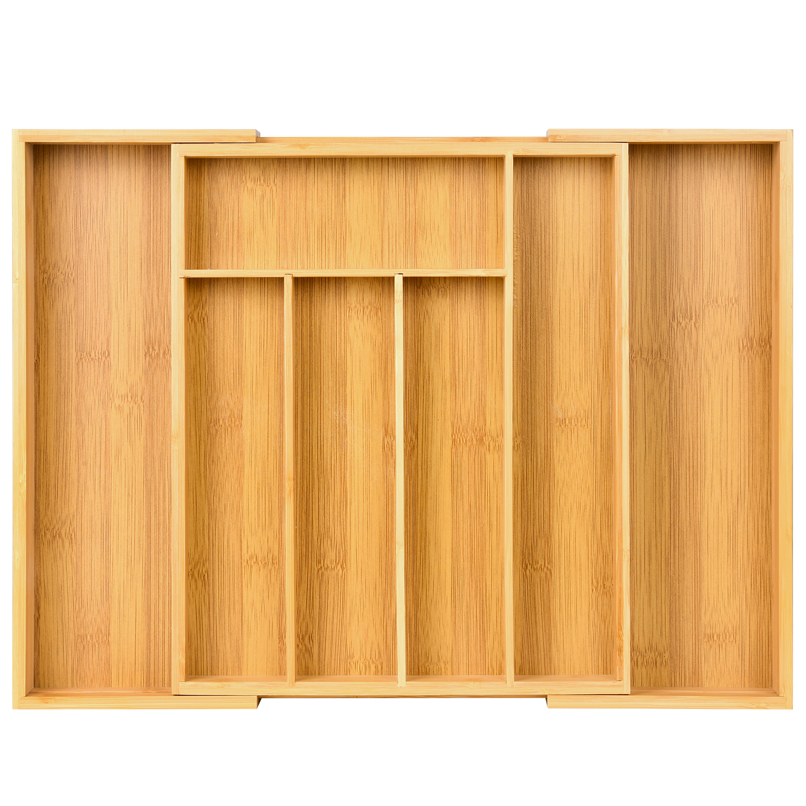 Bamboo Kitchen Drawer Organize - Drawer Organizer Tray ulasan dan harga