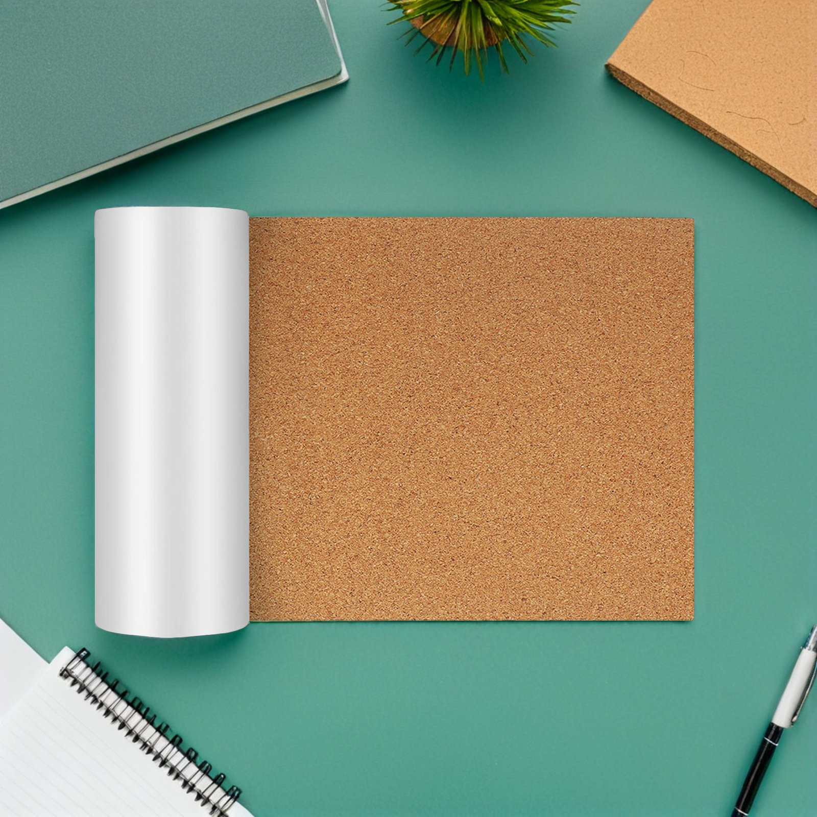 Adhesive Cork Board Sheet 23.6 - Bulletin Board Cork ulasan dan harga