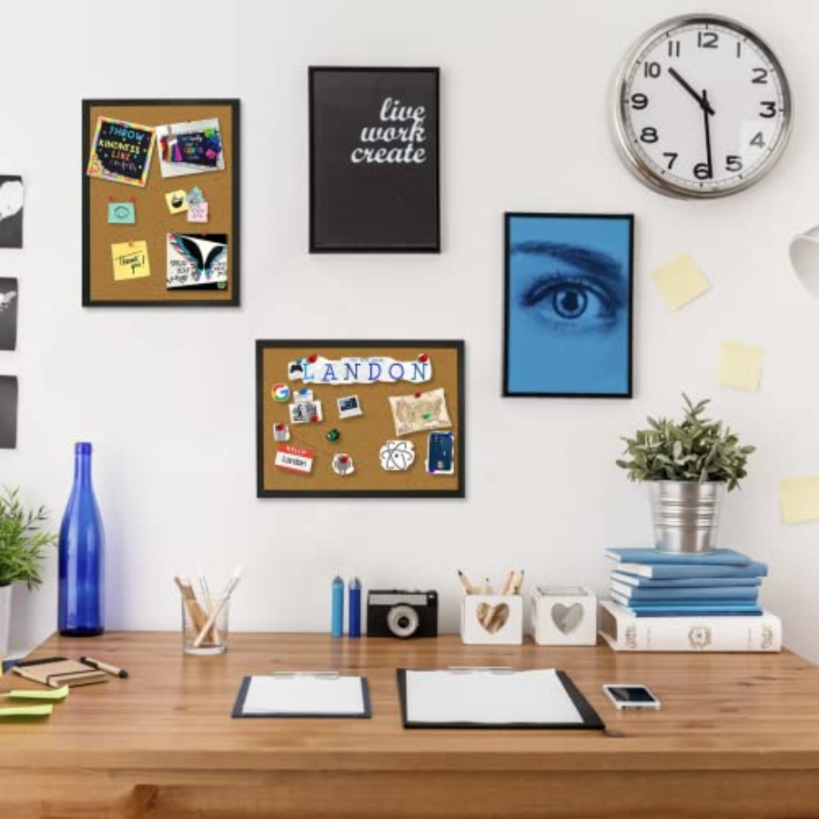 14.6 X 11 Inch Cork Board Bull - Bulletin Board Cork ulasan dan harga