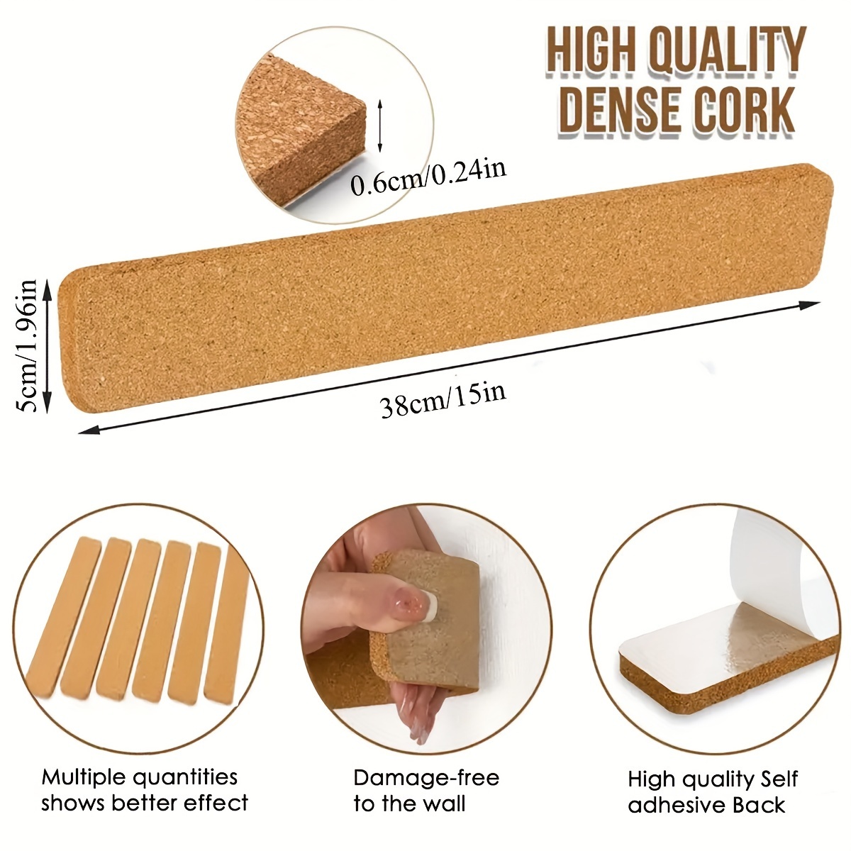 Long Cork Board Strips, Cork F - Bulletin Board Cork ulasan dan harga