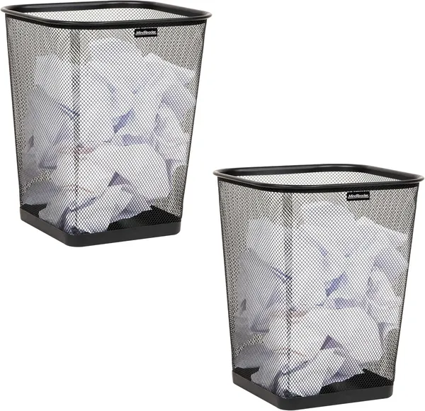 Mesh Trash Can, Waste Paper Ba - Paper Basket Mesh ulasan dan harga