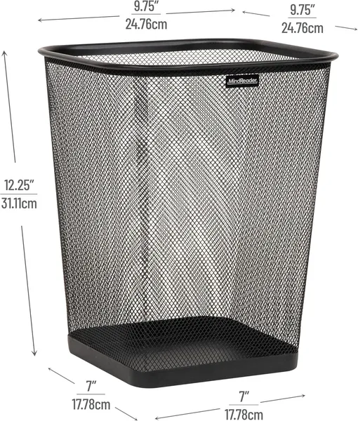 Mesh Trash Can, Waste Paper Ba - Paper Basket Mesh ulasan dan harga