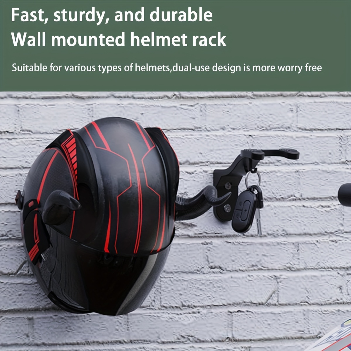 Universal Wall Mounted Motorcy - Wall Organizer Pocket ulasan dan harga