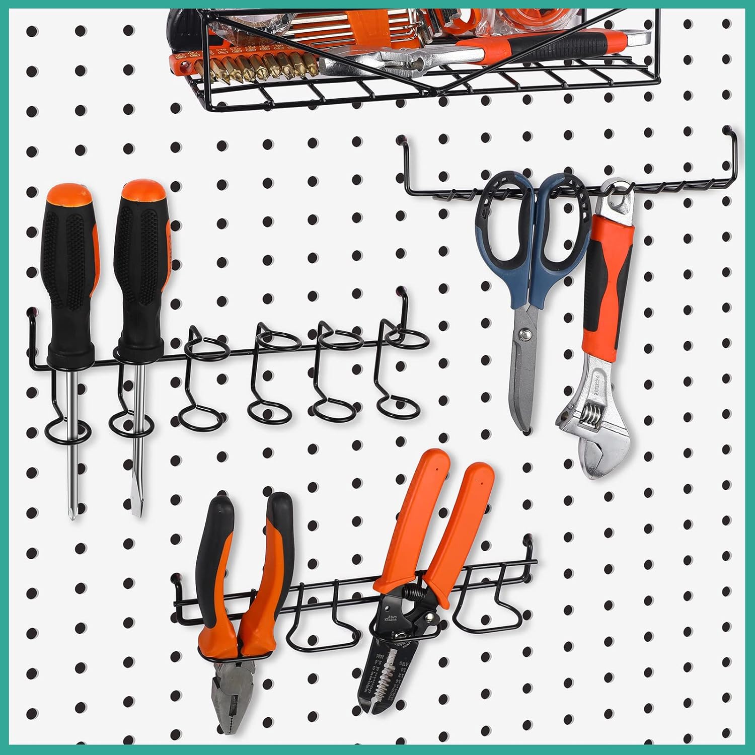 3pcs slat wall pegboard tool s - Wall Organizer Pocket ulasan dan harga