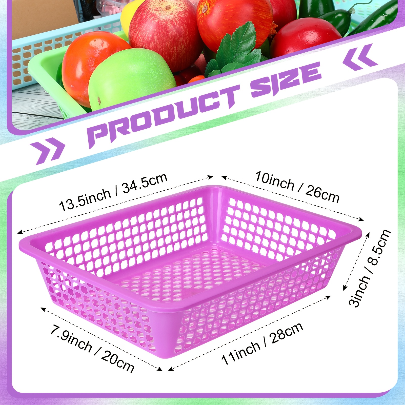 Set of 16 Paper Storage Basket - Paper Basket Mesh ulasan dan harga